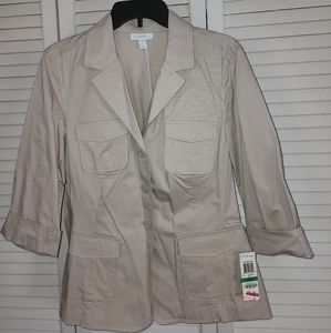 Women's Cotton Blazer BNWT Size Large